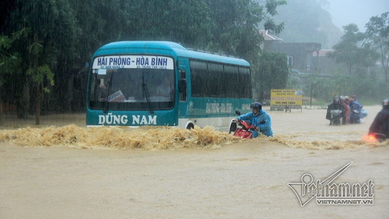 mưa lũ, lũ lụt, ngập lụt, Hòa Bình