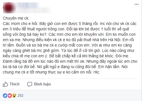 Bà nội quá nhiệt tình chăm cháu, con dâu lên mạng kêu hận vì nghĩ bà chia rẽ tình mẹ con - Ảnh 1.