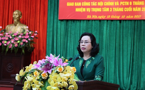 Cong an Ha Noi dieu tra 72 bi can trong cac vu an tham nhung hinh anh 1