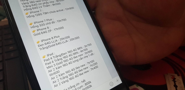 Giá nhập iPhone cũng có sự thay đổi mạnh