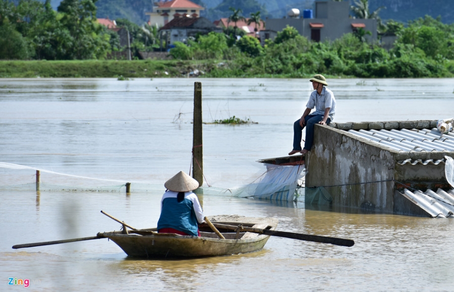 Canh nuoc ngap tan noc nha o Ninh Binh hinh anh 3