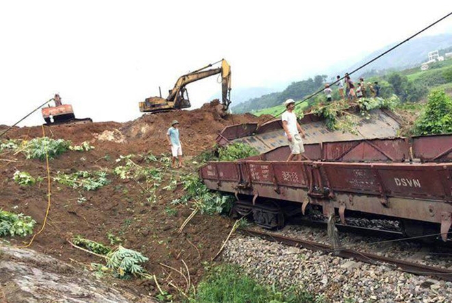 Thong tuyen duong sat Ha Noi - Lao Cai vao sang 13/10 hinh anh 1