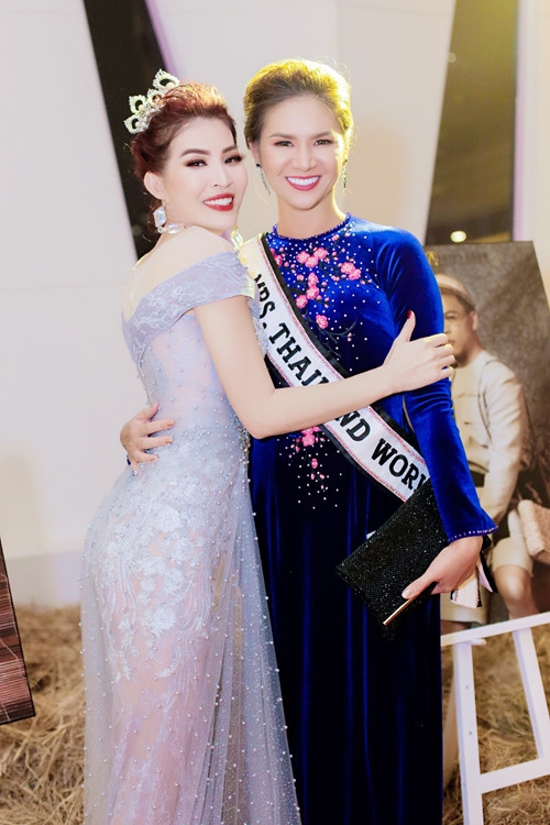 Dàn hoa hậu quý bà thế giới diện áo dài đến Việt Nam - ảnh 2