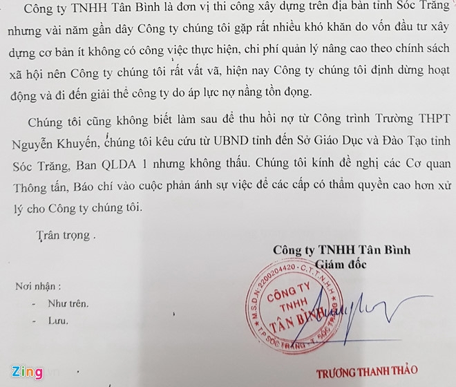 Xay xong truong hoc 7 nam, doanh nghiep van chua duoc tinh tra no hinh anh 2