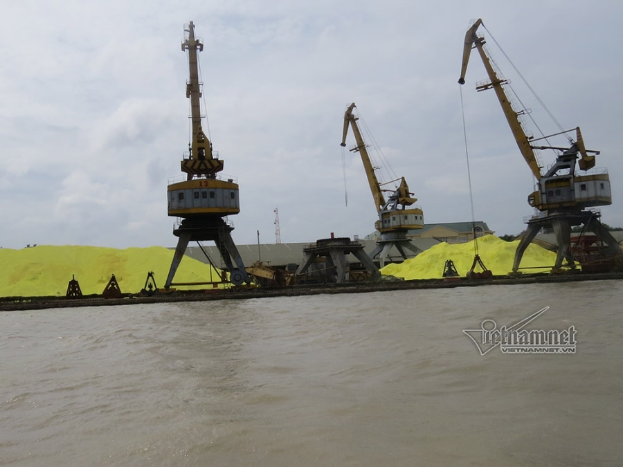 lưu huỳnh,thảm hoạ môi trường,cảng Hải Phòng