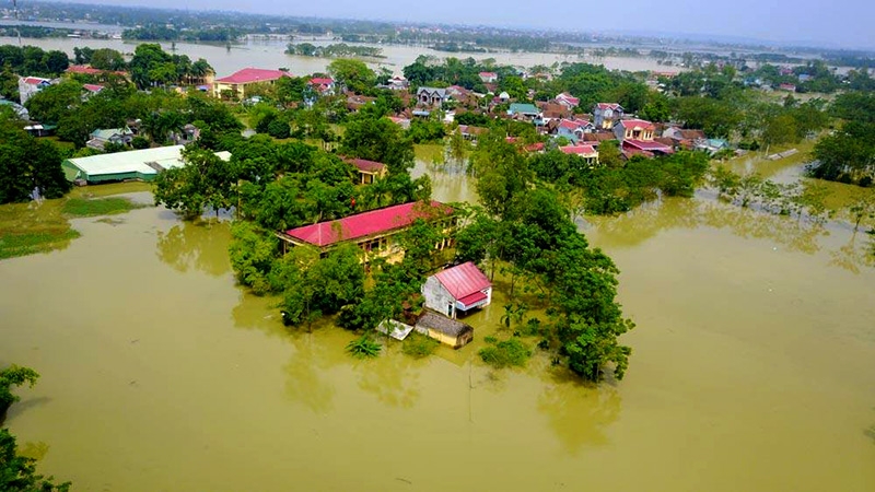 lũ lụt, mưa lụt, ngập lụt, lũ lụt ở Chương Mỹ, vỡ đê, mưa lũ, ngập lụt ở Hà Nội