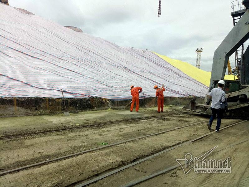 Lưu huỳnh, Thảm hoạ môi trường, Cảng Hải Phòng