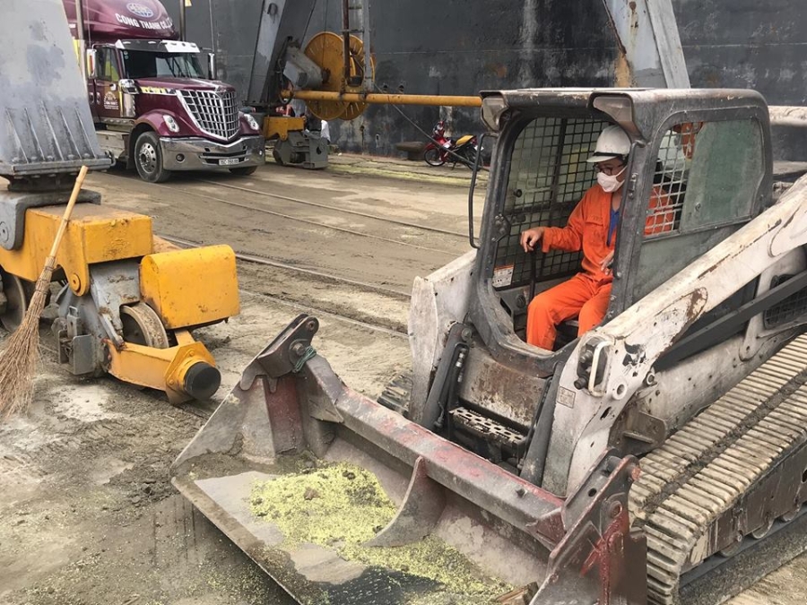 Lưu huỳnh, Thảm hoạ môi trường, Cảng Hải Phòng