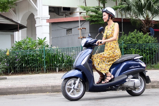 Yamaha trang bi cong nghe cao cap cho xe tay ga tam trung hinh anh 1