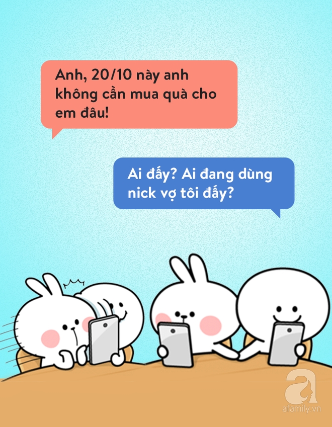 Chị em bảo “20/10 này em không cần quà”, đoán xem các anh chồng phản ứng thế nào? - Ảnh 2. Chị em bảo “20/10 này em không cần quà”, đoán xem các anh chồng phản ứng thế nào? - Ảnh 2.