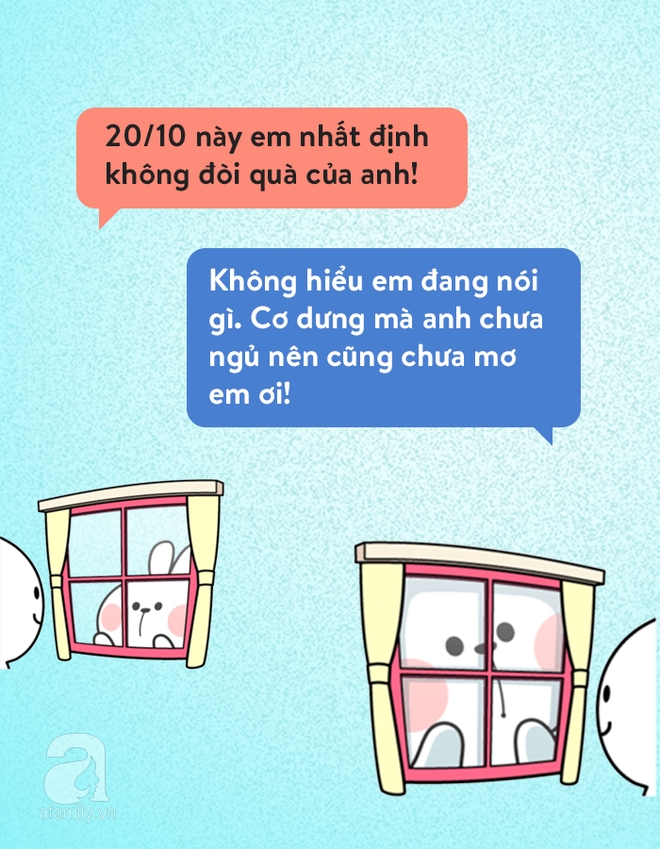 Chị em bảo “20/10 này em không cần quà”, đoán xem các anh chồng phản ứng thế nào? - Ảnh 12. Chị em bảo “20/10 này em không cần quà”, đoán xem các anh chồng phản ứng thế nào? - Ảnh 12.