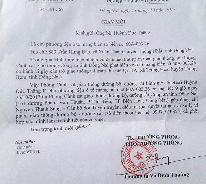 CSGT moi tai xe lam viec vi can tro giao thong tai tram thu phi BOT hinh anh 1