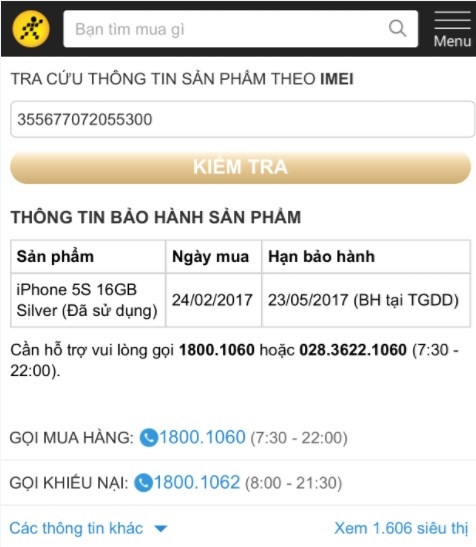 The Gioi Di Dong thua nhan ban iPhone 5S hang 'dung' hinh anh 2