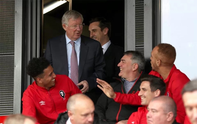 Ferguson hội ngộ Neville, Giggs và Scholes