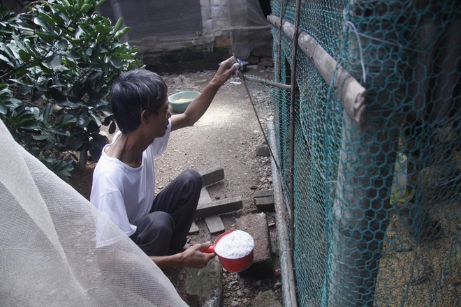 Hà Nội: 10 ngày sau lũ, người dân Tân Tiến rắc vôi bột trắng đường phòng bệnh dịch - Ảnh 15.