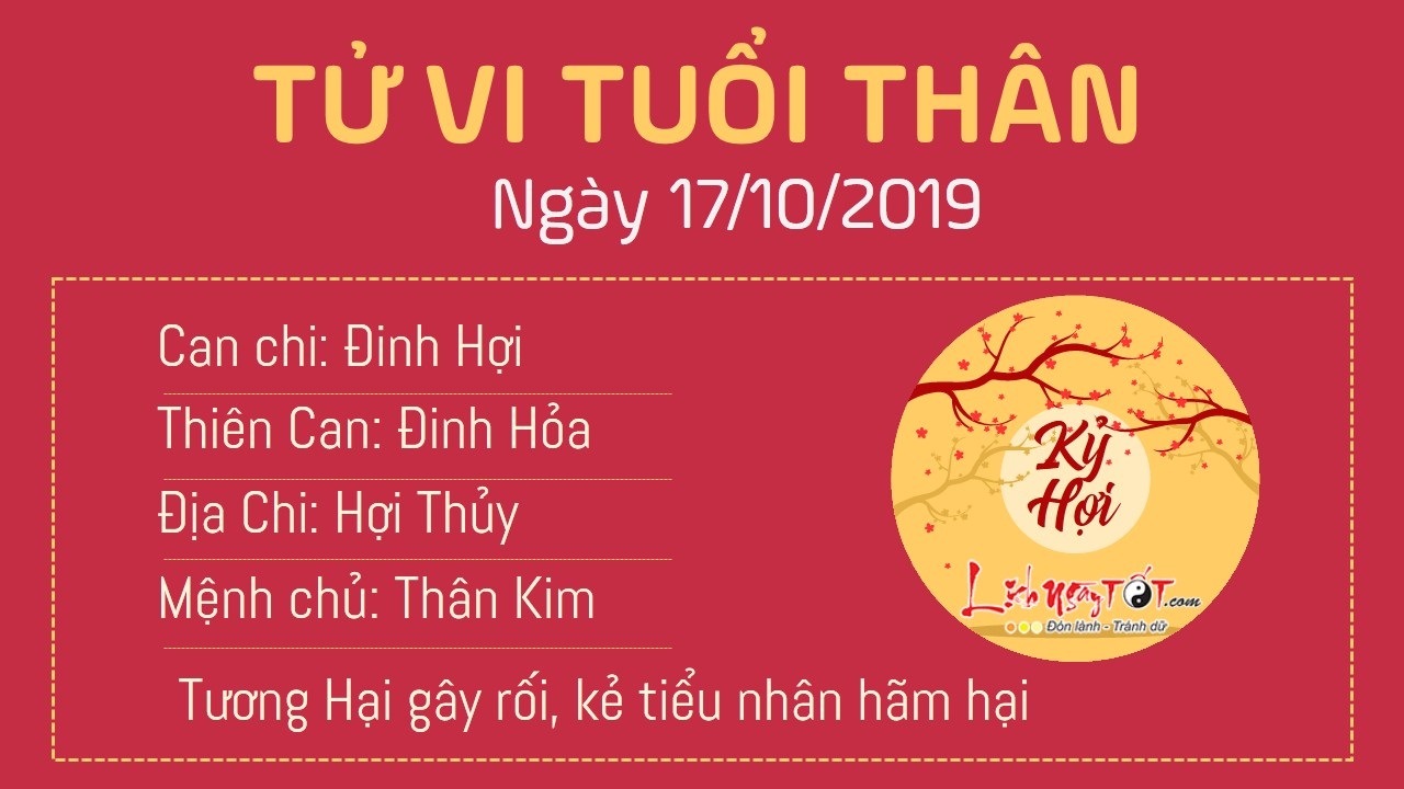 Tử vi thứ 5 ngày 17/10/2019 của 12 con giáp: Dậu tình tiền song thu, Thìn bị Thương Quan giáng họa - 8