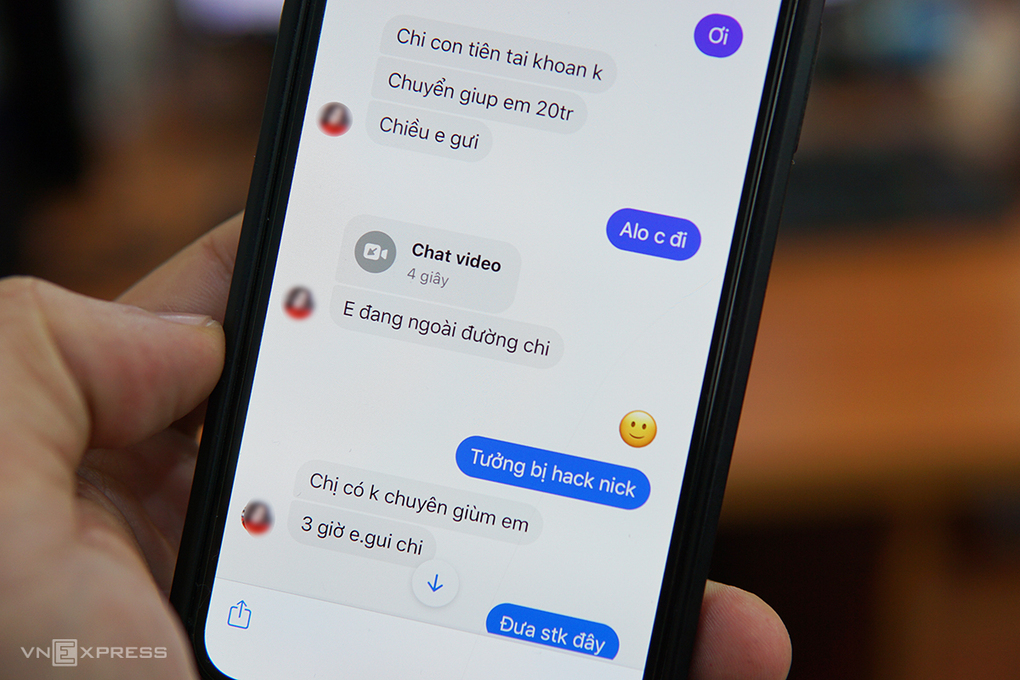 Lừa tiền người dùng Facebook bằng gọi điện Messenger