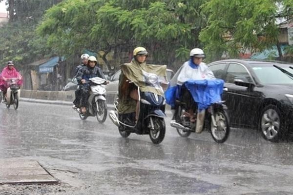 Bắc Bộ chiều tối mưa giông