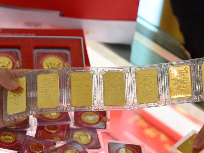 Giá vàng hôm nay (Ảnh:Bảo Anh)
