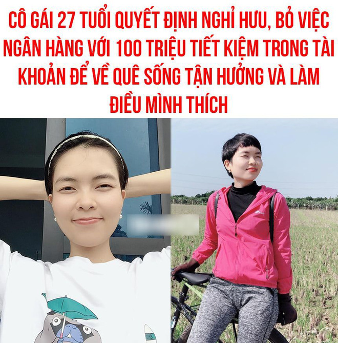 Cô gái 27 tuổi tiết kiệm 100 triệu rồi nghỉ hưu, dân mạng tranh cãi kịch liệt: Lỡ ốm đau, bố mẹ già, ai chăm?