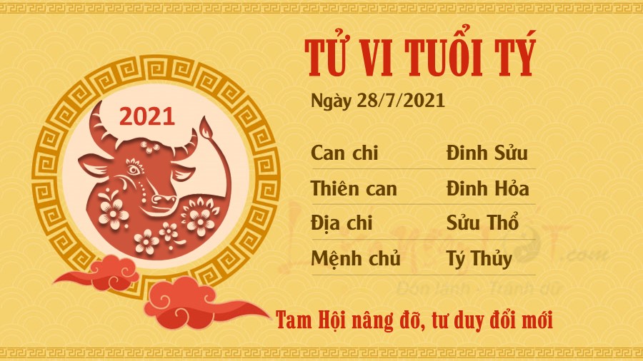 Tử vi thứ 4 ngày 28/07/2021 của 12 con giáp: Mùi tự mãn, Hợi thăng quan