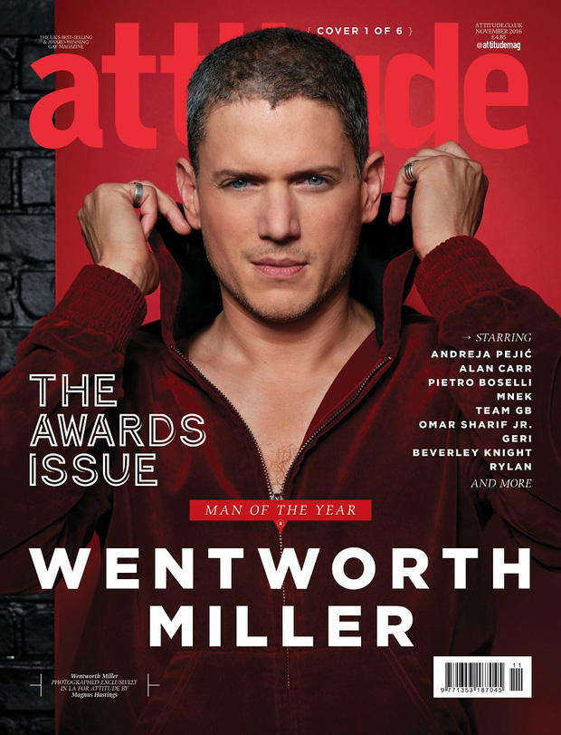 Hình ảnh của Wentworth Miller gắn liền với vẻ đàn ông, nam tính và quyến rũ