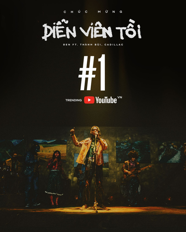 MV mới của Đen giành Top 1 Trending YouTube sau hơn 1 ngày phát hành