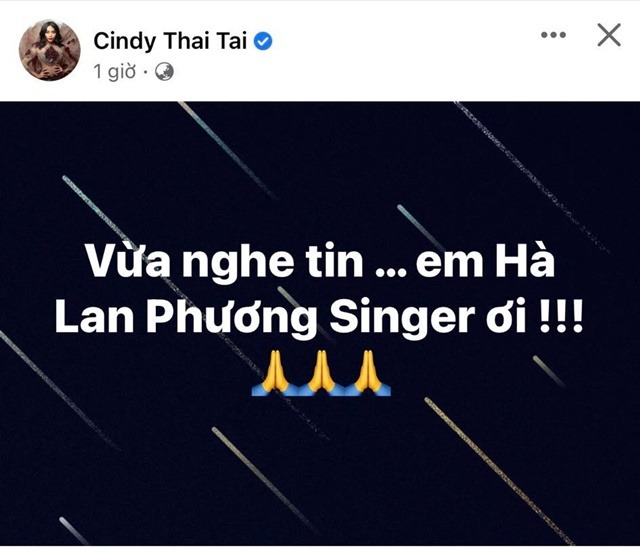 Cindy Thái Tài bàng hoàng, Hồ Lệ Thu và khán giả không tin nổi khi ca sĩ Hà Lan Phương đột ngột qua đời - 1