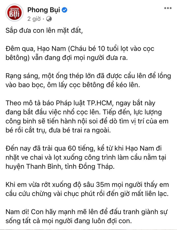 Cộng đồng mạng cầu nguyện cho bé trai lọt vào trụ bê-tông - 3