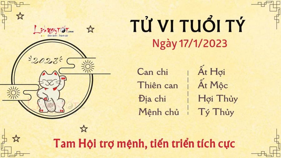 Tử vi thứ 3 ngày 17/01/2023 của 12 con giáp: Ngọ tài lộc về tay, Tị gặp rắc rối