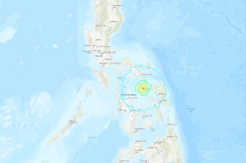 Động đất 6,1 độ rung chuyển miền Trung Philippines