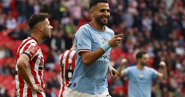 Riyad Mahrez lập hat-trick, Man City hạ Sheffield United vào chung kết FA Cup - 4