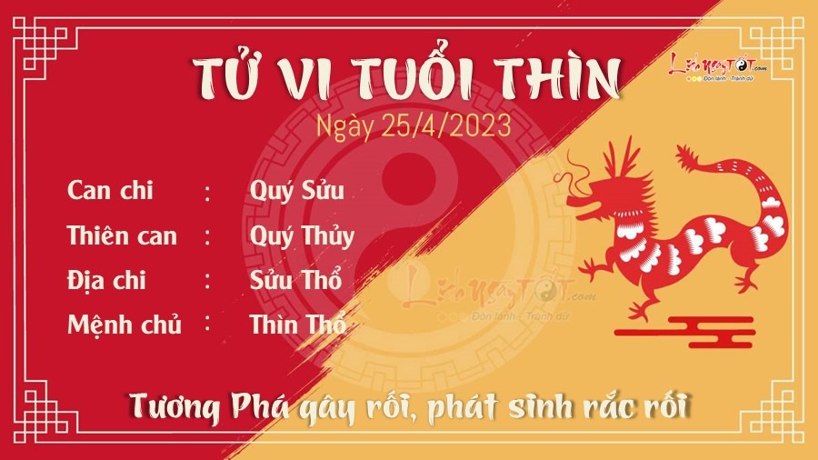 Tử vi thứ 3 ngày 25/04/2023 của 12 con giáp: Mão kiếm tiền thuận lợi, Thìn phát sinh rắc rối - 4