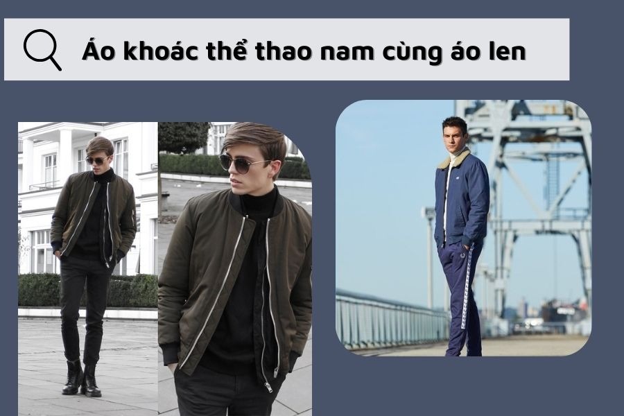 Mix đồ với áo khoác thể thao nam chào đón Thu - 1