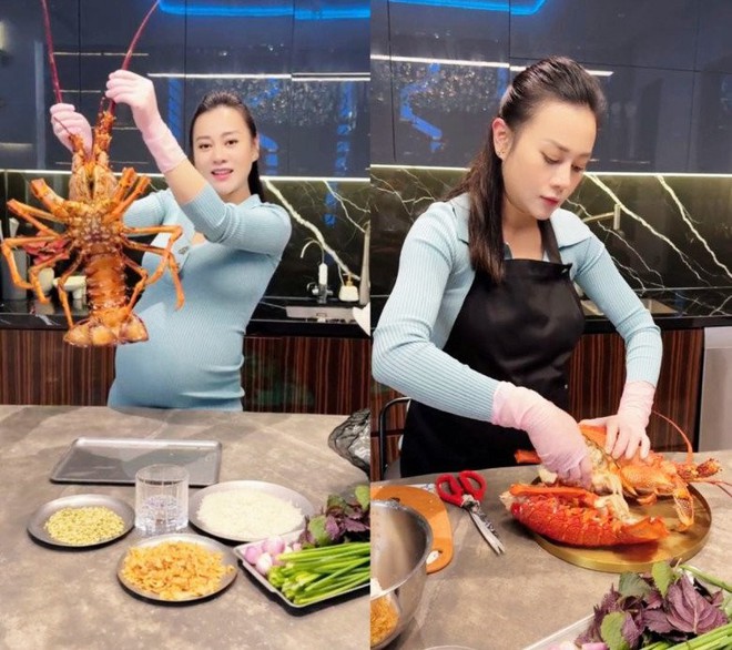 Phương Oanh lộ diện trước thềm lâm bồn, đã sẵn sàng chào đón 2 nhóc tỳ ra đời - 3 Phương Oanh lộ diện trước thềm lâm bồn, đã sẵn sàng chào đón 2 nhóc tỳ ra đời - 3