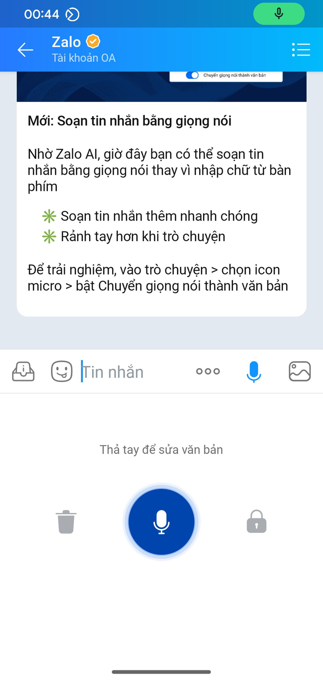 Zalo vừa cho nhắn tin bằng giọng nói mới toanh, đây là cách thực hiện! - 3