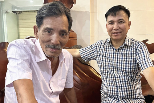 Thương Tín và nhạc sĩ Tô Hiếu.