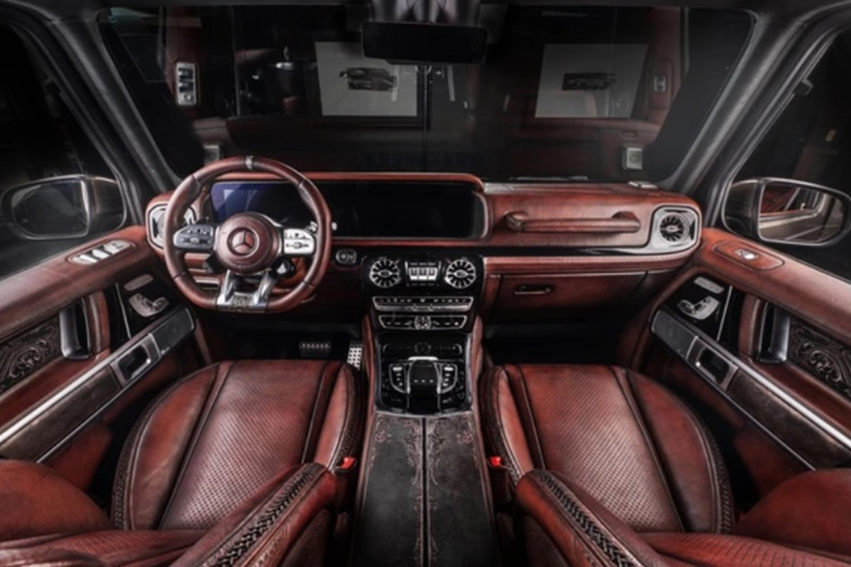Mercedes-AMG G63 độc nhất chạm khắc tinh xảo, phủ bụi kim cương - 5