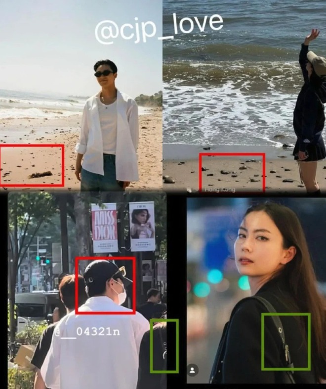 Dân mạng còn soi ra phần vai của Lauren vô tình lọt vào khung hình Park Seo Joon đăng tải trước đó. Chưa hết, truyền thông xứ Trung cho biết cặp đôi tin đồn đã đi du lịch ở nước ngoài cùng nhau