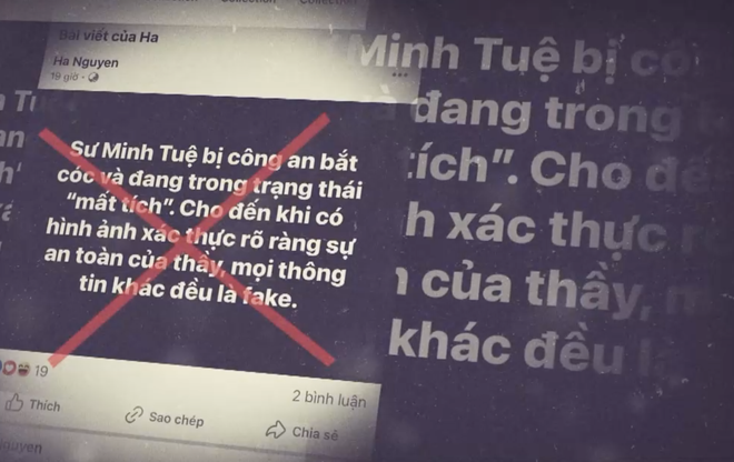 Ông Thích Minh Tuệ xuất hiện trên VTV1, chia sẻ sau 7 ngày ẩn tu: 'Tinh thần và sức khỏe của con vẫn tốt' Ông Thích Minh Tuệ xuất hiện trên VTV1, chia sẻ sau 7 ngày ẩn tu: 'Tinh thần và sức khỏe của con vẫn tốt'