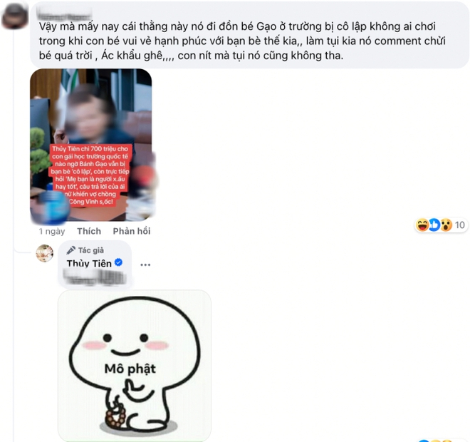 Ái nữ nhà Công Vinh - Thủy Tiên dính tin đồn bị 'cô lập' ở trường học vì người mẹ nổi tiếng, phản ứng của Thuỷ Tiên ra sao? Ái nữ nhà Công Vinh - Thủy Tiên dính tin đồn bị 'cô lập' ở trường học vì người mẹ nổi tiếng, phản ứng của Thuỷ Tiên ra sao?