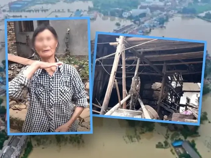 Con trai cứu mẹ mắc kẹt trong lũ dữ, người đàn ông không may bị nước cuốn trôi