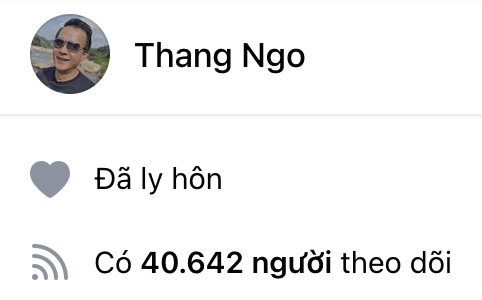 Doanh nhân Thắng Ngô cập nhật trạng thái