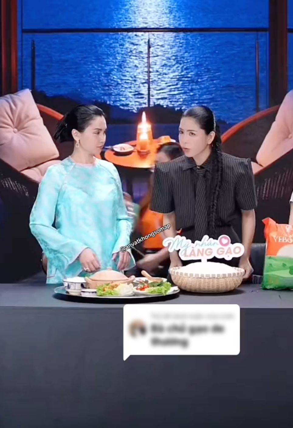 Hằng Du Mục 'flex' lượng gạo khổng lồ đã bán trong livestream, tiếp tục kêu gọi ủng hộ Quang Linh Vlogs - 2