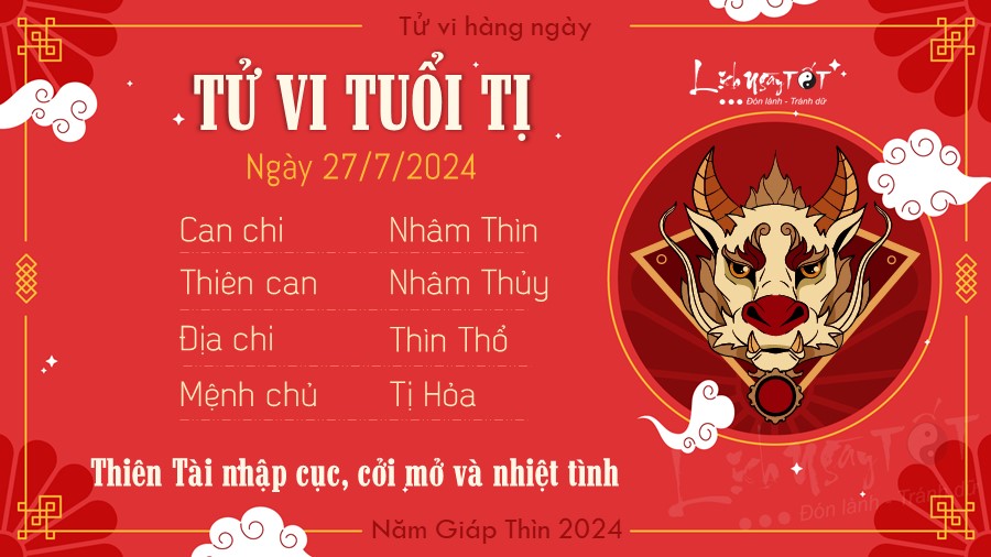 Tử vi thứ 7 ngày 27/7/2024 của 12 con giáp: Tị khéo léo, Mùi nên bình tĩnh - 5