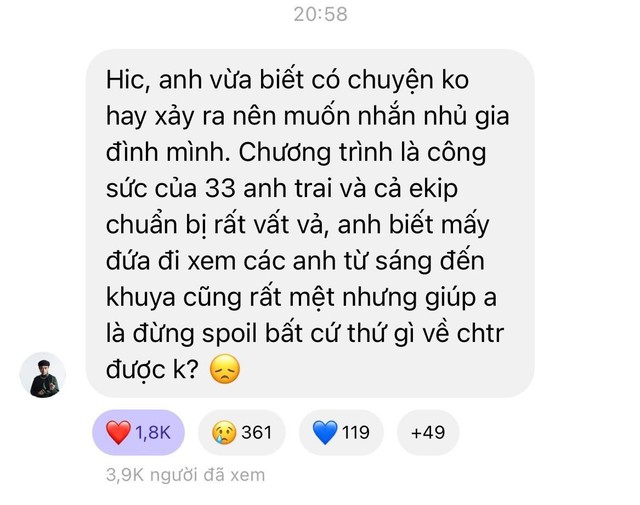 Vấn nạn đáng báo động của bộ phận khán giả Anh trai vượt ngàn chông gai - 5 Vấn nạn đáng báo động của bộ phận khán giả Anh trai vượt ngàn chông gai - 5