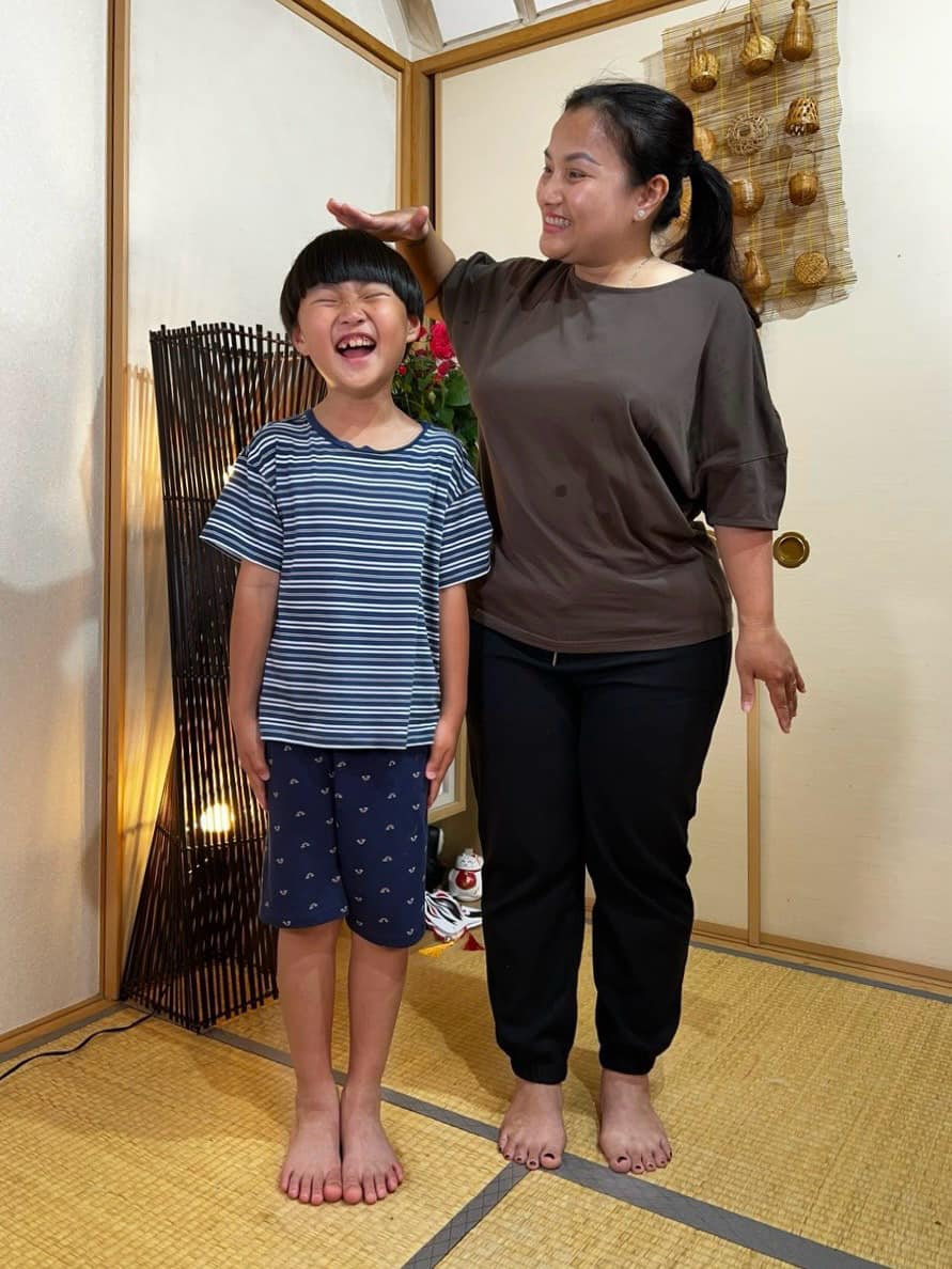 Bé Sa đang trong 