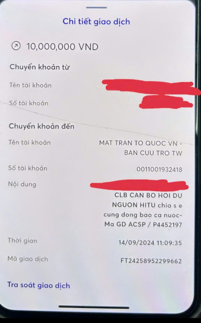 Thành viên một CLB rút ruột 90% tiền ủng hộ lũ lụt, bị lộ sau khi 'check var': Xin mọi người bỏ qua - 2