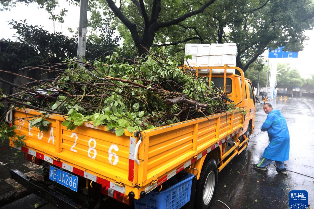 Cây đổ ngổn ngang, nhà cửa tan hoang vì bão mạnh nhất 75 năm càn quét Thượng Hải - 10 Cây đổ ngổn ngang, nhà cửa tan hoang vì bão mạnh nhất 75 năm càn quét Thượng Hải - 10