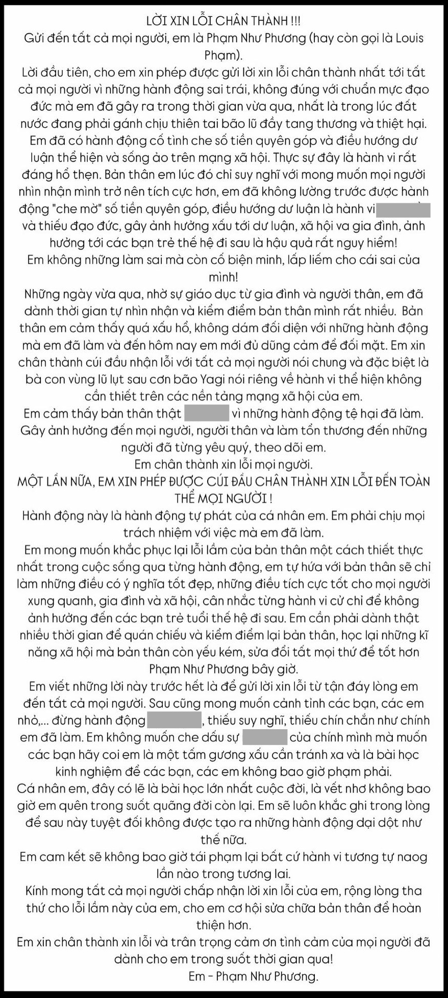 Louis Phạm thừa nhận không chuyển 500 triệu từ thiện cho MTTQ - 2 Louis Phạm thừa nhận không chuyển 500 triệu từ thiện cho MTTQ - 2